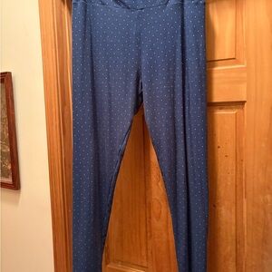 LuLaRoe Blue Dotted Leggings